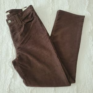 Levi's Wedgie Straight Corduroy Jeans 27X28 NWT Brown Stretch High Rise Perfect